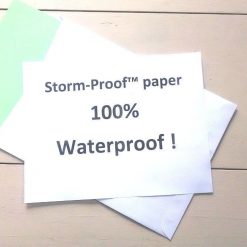Storm-Proof Synthetic paper